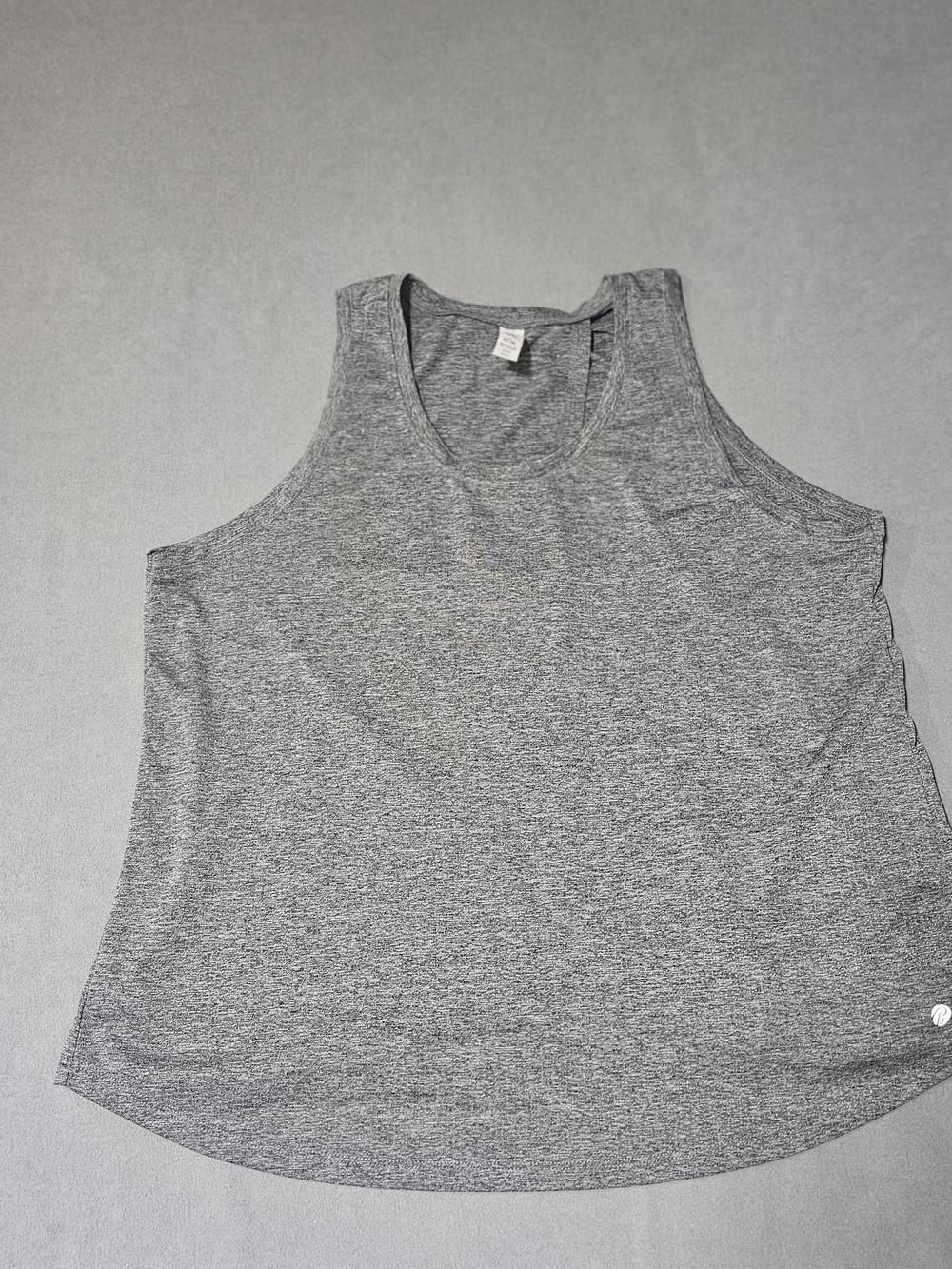 Bally Gray Heather Scoop Neck Tank